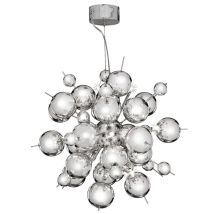 Searchlight 8312-12CC Molecule 12 Light Ceiling Pendant In Chrome