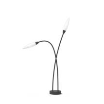 Mantra M6545 Espiga 2 Light Outdoor Floor Light In Anthracite And Opal White