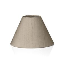 ROH0701 Rohan Taupe Silk Coolie Candle Shade
