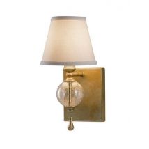 FE/ARGENTO1 Argento 1 Light Silver Leaf Finish Wall Light