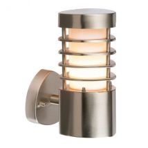 Saxby 13798 Bliss LED Exterior Brushed Steel Wall Light