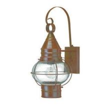 HK/CAPECOD/M Outdoor 1 Light Med Solid Bronze Wall Lantern