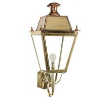 425A Large Balmoral 1 Light Exterior Wall Light - product_finish:Polished Brass