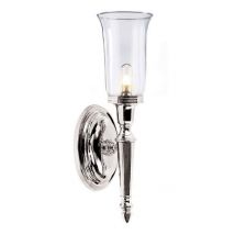 Elstead BATH/DRYDEN2 1 Light Solid Brass Bathroom Wall Light - product_finish:Polished Brass