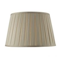 DEG1629 Degas 400MM Taupe Box Pleat Faux Silk Shade
