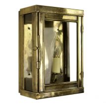 475 Oxbridge 1 Light Exterior Wall Lantern - product_finish:Polished Brass