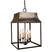 463A Large Strathmore 4 Light Exterior Hanging Light - product_finish:Light Antique
