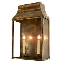 462A Large Strathmore 2 Light Exterior Wall Light - product_finish:Polished Brass