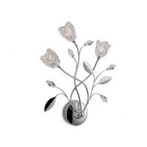 Firstlight 8360 Cindy 3 Light Wall Light with Glass Shades - product_finish:Antique Brass