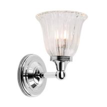 Elstead BATH/AUSTEN1 1 Light Solid Brass Bathroom Wall Light - product_finish:Polished Nickel