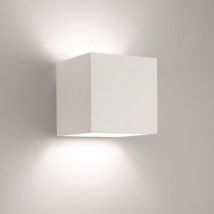 Astro 1196001 Pienza 1 Light Square White Modern Wall Bracket