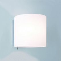 Astro 1074001 Luga 1 Light White Glass Wall Bracket