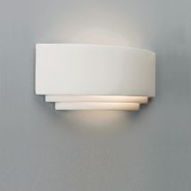 Astro 1079001 Amalfi Art Deco Wall Light Fitting, Ceramic wall washer - 0423