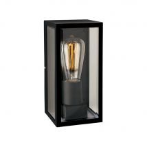 Firstlight Dallas 3424 Black Exterior Box wall Light IP44
