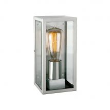 Firstlight Dallas 3424ST Stainless Steel IP44 Outdoor Box Wall Light