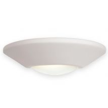 Firstlight Ceramic C316 Unglazed Wall Light with Glass