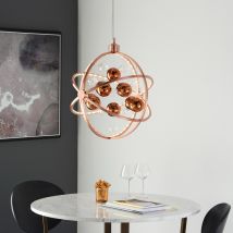 Endon MUNI-CO Muni LED Ceiling Pendant Light in Copper Finish