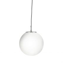 Searchlight 6066 Atom 1 Light Ceiling Pendant Light In Satin Silver
