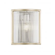 Impex Antigua Wall Light In Matt Gold Finish
