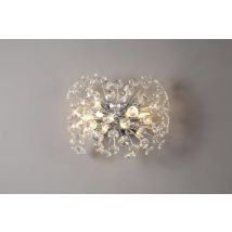 Fusion Wall Light 4 Light in a Polished Chrome Finish and Clear Crystal
