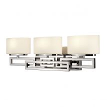 HK-LANZA3-BATH Lanza 3 Light Polished Chrome Bathroom Above Mirror Light