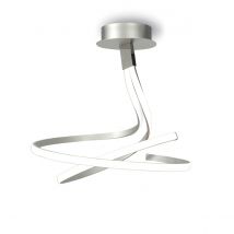 Mantra M4998 Nur LED Double Ceiling Light In Silver And Chrome - Dia: 530mm