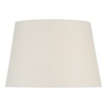 Dar Lighting Cream Cotton Tapered Drum Shade 45 cm