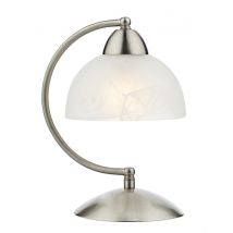SAX4046 Saxby Satin Chrome and Glass Touch Table Lamp