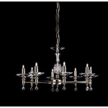STH03061/8/GP Starlight 8 Light Optical Glass Chandelier