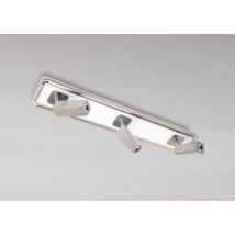 Mantra M5252 Ibiza 3 Light LED Flush Ceiling Spotlight In Satin Nickel
