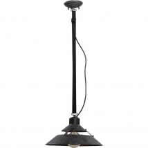 Mantra M5441 Industrial 1 Light Medium Pendant In Oxide Metal - Dia: 350mm