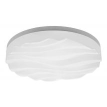 Mantra M5041 Arena LED Medium Round Flush Ceiling Light In White