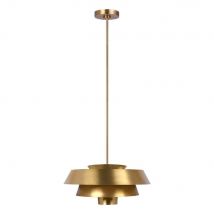 FE-BRISBIN-BB Brisbin1 Light Ceiling Pendant In Burnished Brass