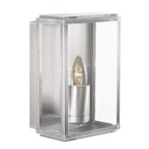 Searchlight 8204SS Satin Silver Box Outdoor Light