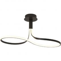 Mantra M5826 Nur Brown Oxide LED Dimmable Ceiling Light - Length: 855mm