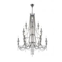Diyas IL31745 Armand 6+3+3  Light Tiered Ceiling Pendant In Polished Chrome