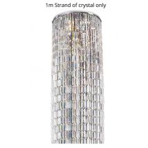 Diyas IL30077 Torre 7 Light Plate Ceiling Light In Polished Chrome