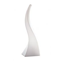 Mantra M1327 Flame 1 Light Large Table Lamp In Opal White