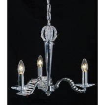 Diyas IL30343 Niobe Polished Chrome Ceiling Pendant Light