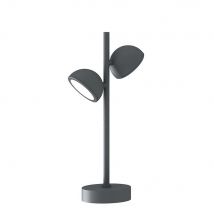 Mantra M6741 Everest 2 Light Outdoor Short Post Light In Anthracite - Height: 450mm