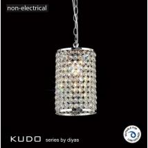 IL60002 Kudo Chrome And Crystal Non-Electric Pendant