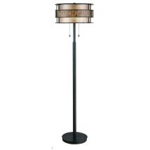 QZ/LAGUNA/FL/A 2 Light Renaissance Copper Floor Lamp