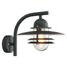 Norlys OS2 BLACK Oslo exterior wall lantern, IP55