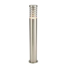 Saxby 13923 Tango 1 Light Exterior Brushed Steel Bollard