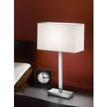 T875/9867 One Light Table Lamp With Chrome Finish