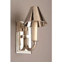 Eton N726 Solid Brass Nickel Plated 1 Light Wall Light
