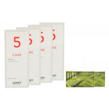 Bios 1-Monat 2 x 6 Monatslinsen + Lensy Care 5 Halbjahres-Sparpaket