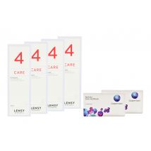 Biofinity toric multifocal 2 x 6 Monatslinsen + Lensy Care 4 Halbjahres-Sparpaket