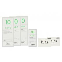 Miru 1 Month Multifocal 2 x 6 Monatslinsen + Lensy Care 10 Halbjahres-Sparpaket