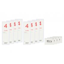 Miru 1 Month Toric 4 x 6 Monatslinsen + Lensy Care 4 Jahres-Sparpaket